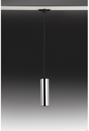 Kronn Ø7 - Proiector pe șină cilindric argintiu